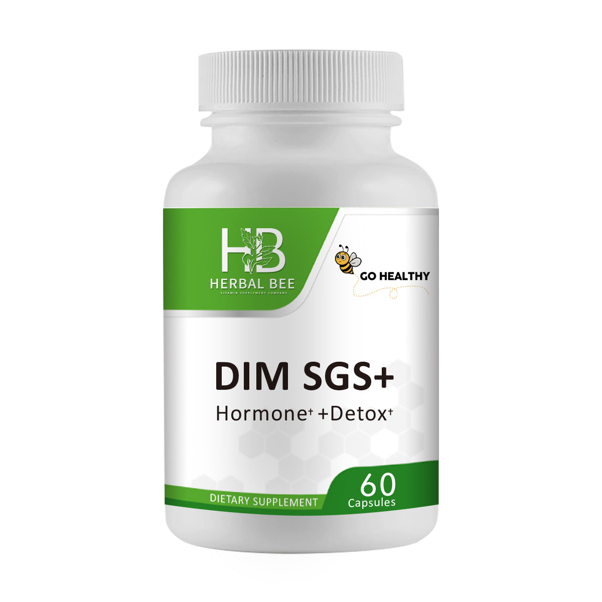 DIM SGS+ Hormonal Balance & Detox Support – DIM Supplement 100% Natural | 60 Capsules