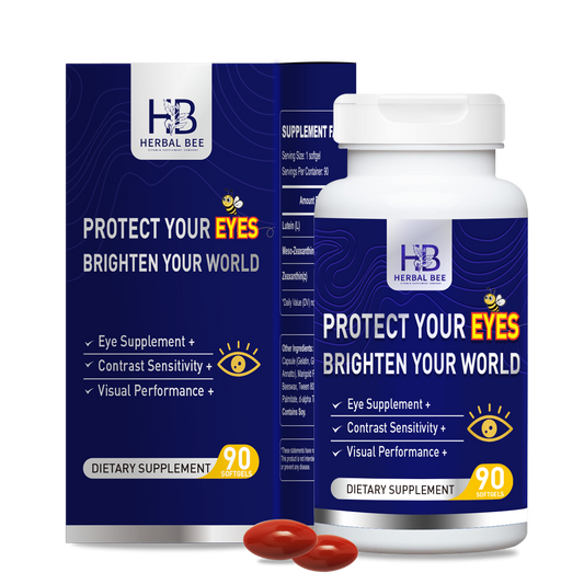 Eye Supplement – Lutein 10mg, Meso-Zeaxanthin 10mg, Zeaxanthin 2mg – Supports Vision | 90 Softgels
