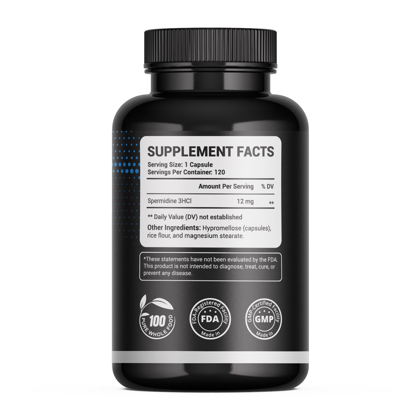 Herbal Bee Spermidine 1440mg, Cellular Renewal & Healthy Aging Support – Cognitive Function, Vitality & Longevity Support – 120 Capsules (120 Servings)