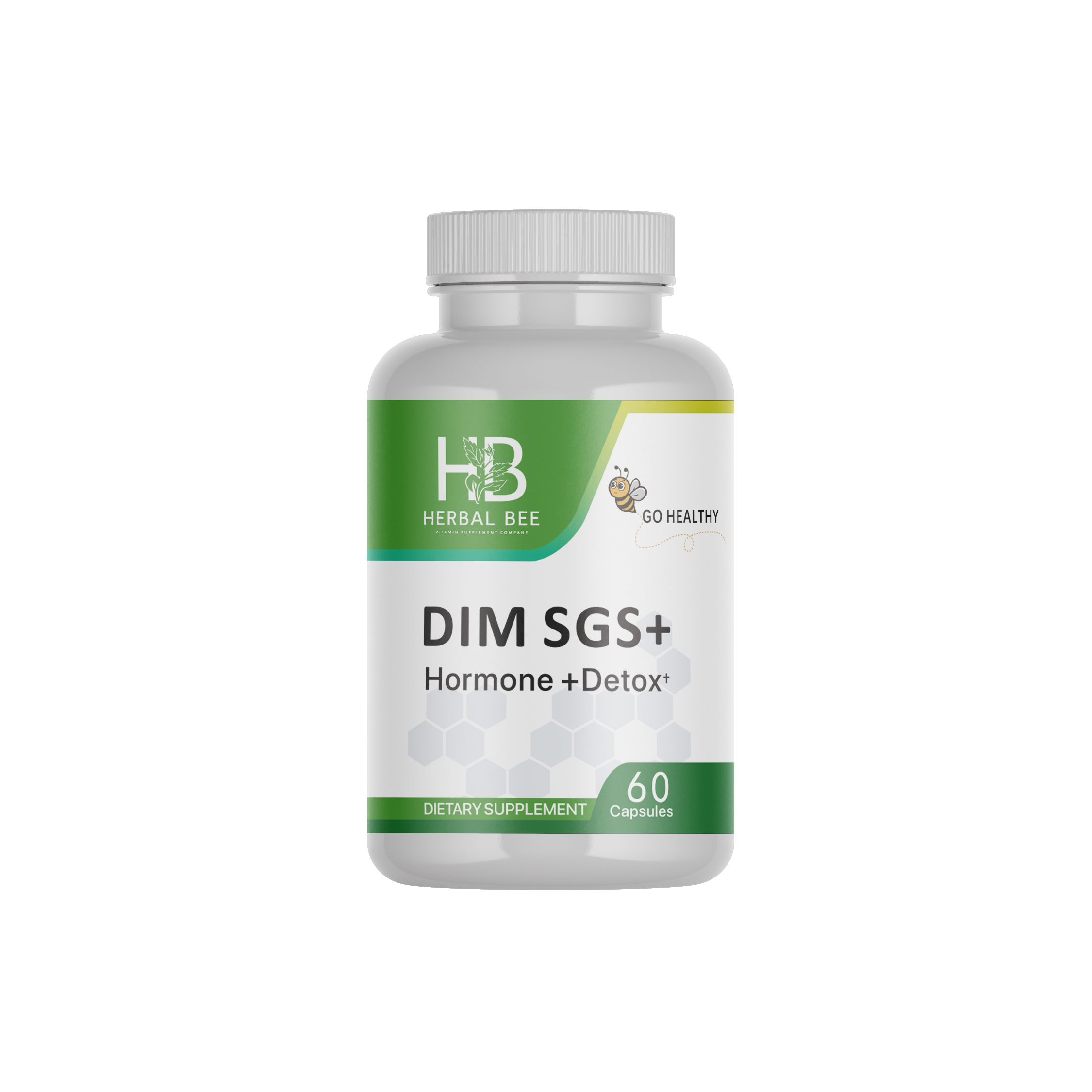 DIM SGS+ Hormonal Balance & Detox Support – DIM Supplement 100% Natural | 60 Capsules
