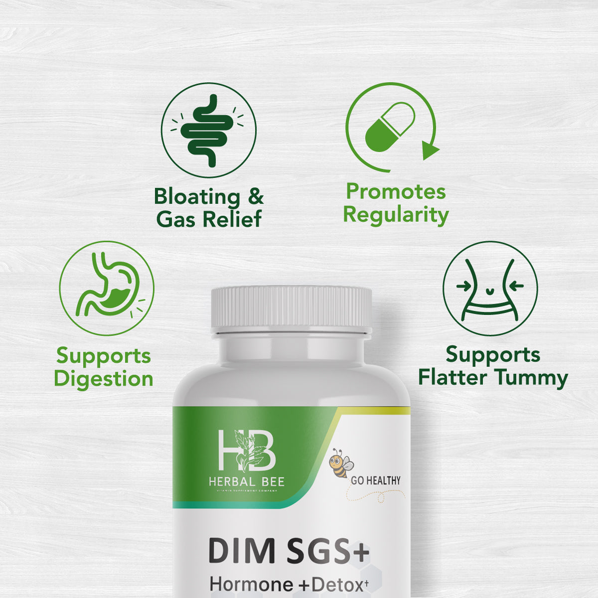 Herbal Bee DIM SGS+, 60 capsules: product image