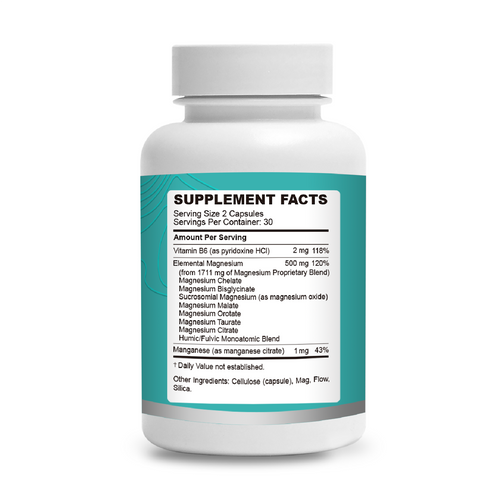 Herbal Bee Magnesium Complex Supplement Facts